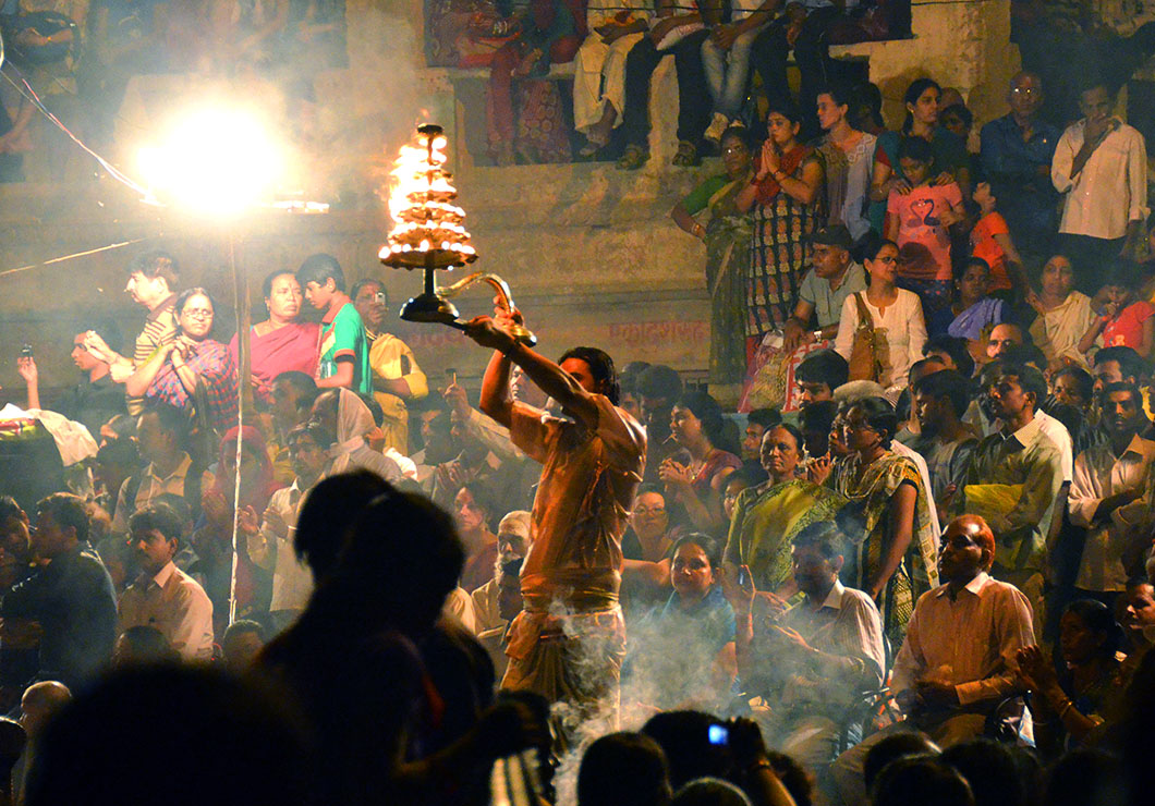 Priests Performing Aarti